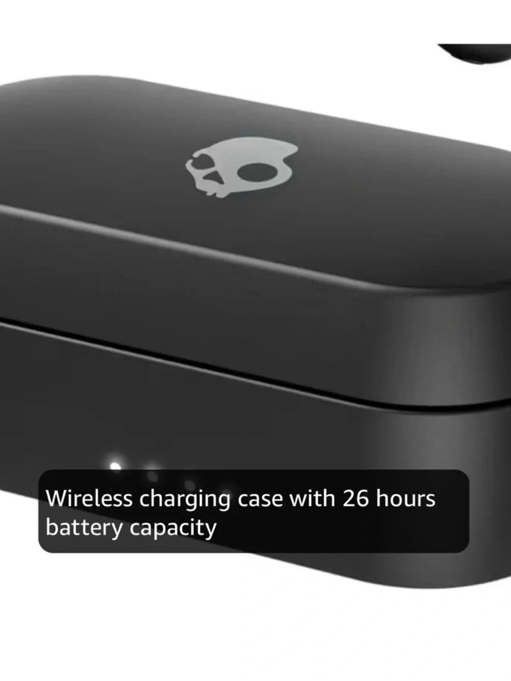 Skullcandy True Wireless Earbuds in Black with Charging Case
